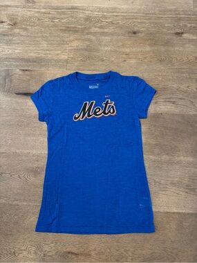 Mets Blue Graphic Tee